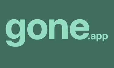 gone.app - Creative brandable domain for sale
